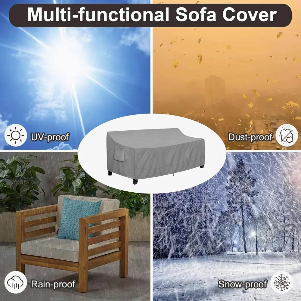 Outdoor Couch Cover Waterproof Patio Sofa Furniture Cover